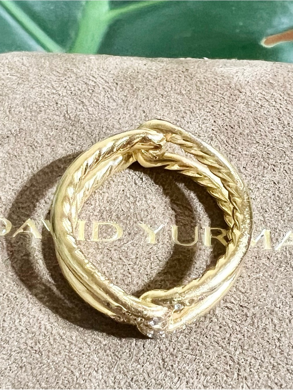 ❤️ David Yurman 18K Continuance Ring Sz 6 - Picture 2 of 13